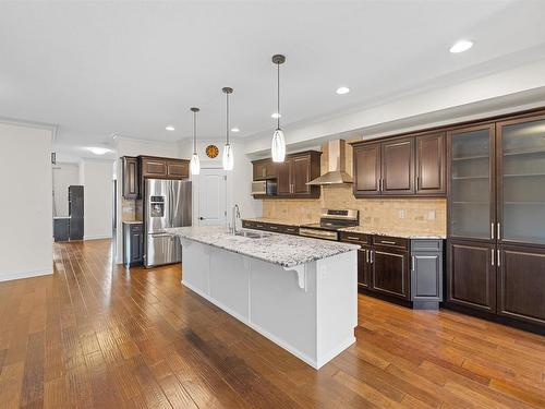 9654 83 Avenue, Edmonton, AB - Indoor Photo Showing Kitchen With Upgraded Kitchen