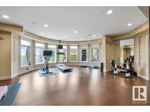 484 52304 Rge Rd 233, Rural Strathcona County, AB - Indoor Photo Showing Gym Room