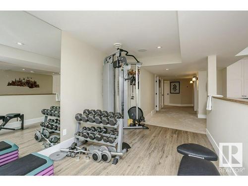 5 Donsdale Crescent, Edmonton, AB - Indoor Photo Showing Gym Room