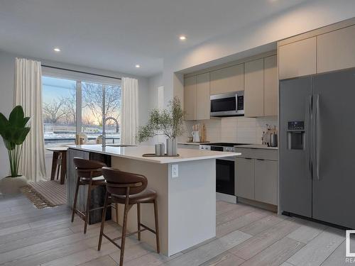 14 5 Rondeau Drive, St. Albert, AB - Indoor Photo Showing Kitchen With Upgraded Kitchen