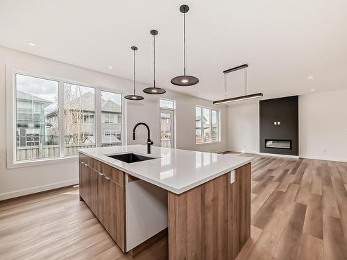 1512 Ainslie Place, Edmonton, AB - Indoor Photo Showing Kitchen With Upgraded Kitchen