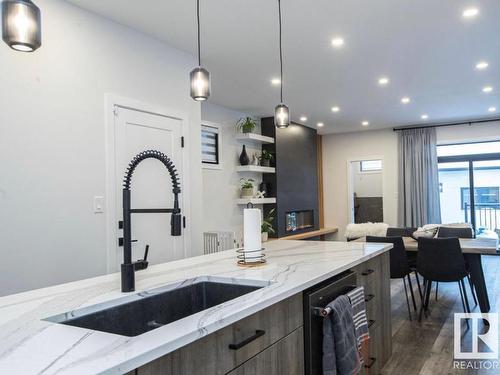 10629 129 Street Nw, Edmonton, AB - Indoor Photo Showing Kitchen