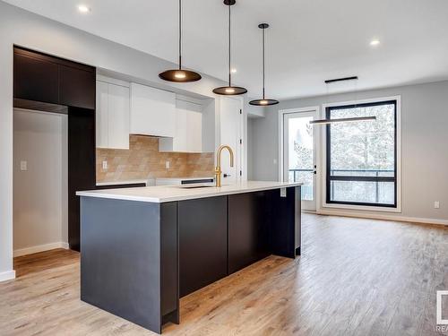 43 1304 Rutherford Road, Edmonton, AB - Indoor Photo Showing Kitchen With Upgraded Kitchen