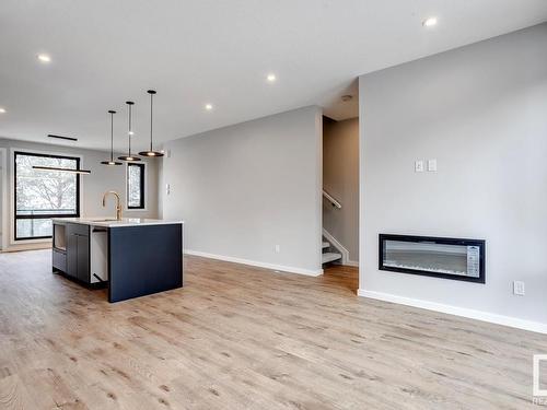 43 1304 Rutherford Road, Edmonton, AB - Indoor With Fireplace