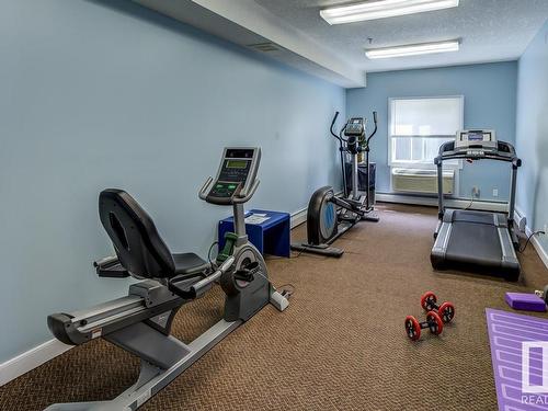 109 4415 48 Street, Leduc, AB - Indoor Photo Showing Gym Room