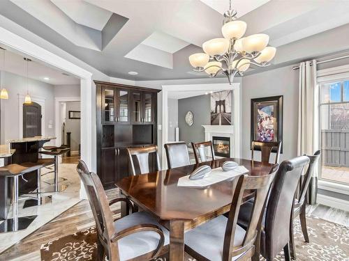 237 Ambleside Drive Sw, Edmonton, AB - Indoor Photo Showing Dining Room