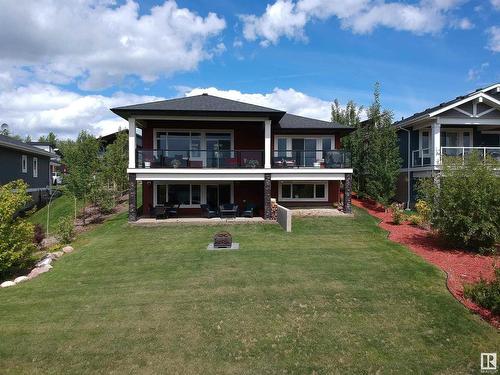 542 55101 Ste. Anne Trail, Rural Lac Ste. Anne County, AB - Outdoor With Deck Patio Veranda With Facade