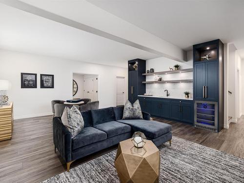 10506 131 Street, Edmonton, AB - Indoor Photo Showing Living Room