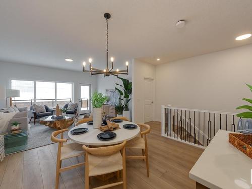 161 Stonehouse Way, Leduc, AB - Indoor Photo Showing Dining Room