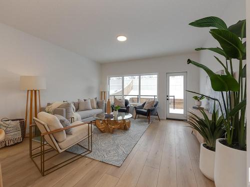 161 Stonehouse Way, Leduc, AB - Indoor Photo Showing Living Room