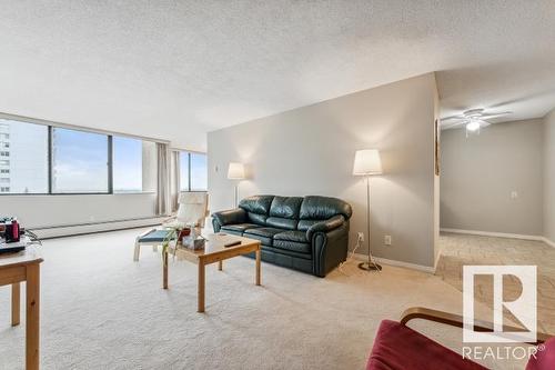 704 9921 104 Street, Edmonton, AB - Indoor Photo Showing Living Room