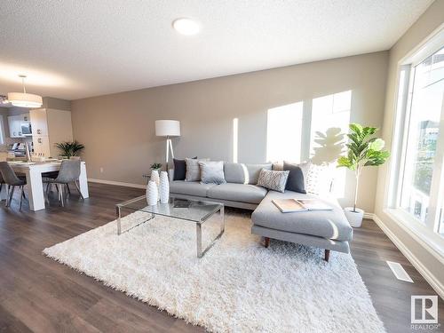 7206 Rosenthal Drive, Edmonton, AB - Indoor Photo Showing Living Room