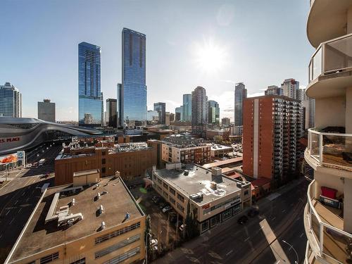 1306 10388 105 Street, Edmonton, AB - Outdoor With Balcony With View