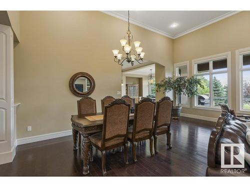 80 Riverstone Close, Rural Sturgeon County, AB - Indoor Photo Showing Dining Room