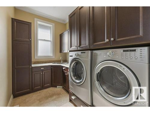 80 Riverstone Close, Rural Sturgeon County, AB - Indoor Photo Showing Laundry Room