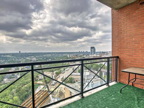 1705 9020 Jasper Avenue, Edmonton, AB - Outdoor With Balcony With View With Exterior