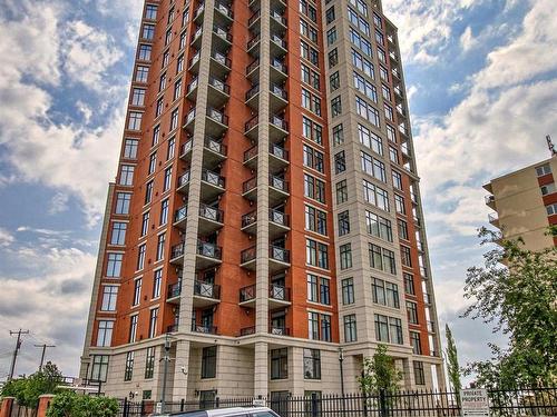 1705 9020 Jasper Avenue, Edmonton, AB - Outdoor With Balcony With Facade