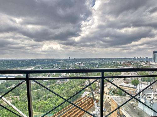 1705 9020 Jasper Avenue, Edmonton, AB - Outdoor With Balcony With View