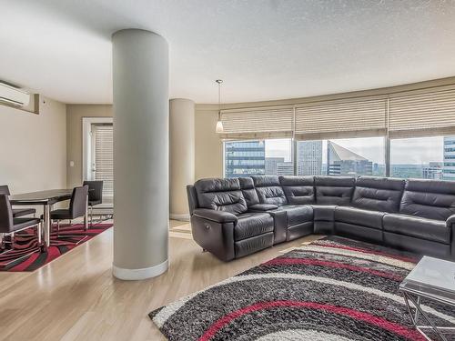 2502 10136 104 Street, Edmonton, AB - Indoor Photo Showing Living Room