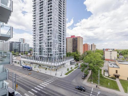 601 11969 Jasper Avenue, Edmonton, AB - Outdoor With Balcony With Facade