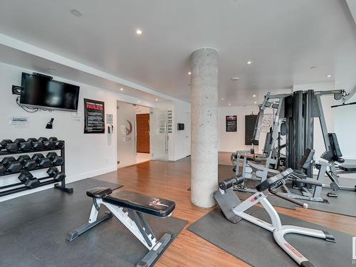 601 11969 Jasper Avenue, Edmonton, AB - Indoor Photo Showing Gym Room