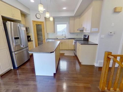 2036 Towne Centre Boulevard, Edmonton, AB - Indoor Photo Showing Kitchen With Double Sink