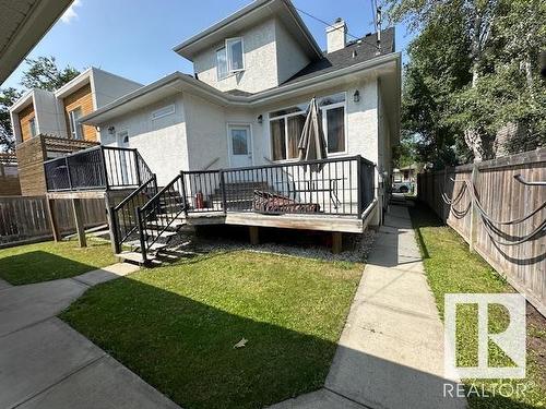 8747- 83 Avenue Nw, Edmonton, AB - Outdoor With Deck Patio Veranda