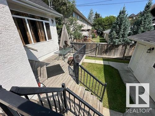 8747- 83 Avenue Nw, Edmonton, AB - Outdoor With Deck Patio Veranda With Exterior