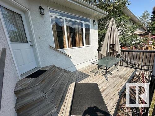 8747- 83 Avenue Nw, Edmonton, AB - Outdoor With Deck Patio Veranda With Exterior