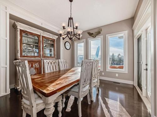 26116 A Highway 16, Rural Parkland County, AB - Indoor Photo Showing Dining Room