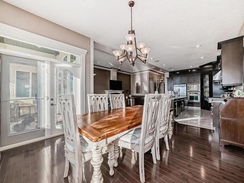 26116 A Highway 16, Rural Parkland County, AB - Indoor Photo Showing Dining Room