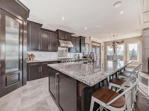 26116 A Highway 16, Rural Parkland County, AB - Indoor Photo Showing Kitchen With Upgraded Kitchen