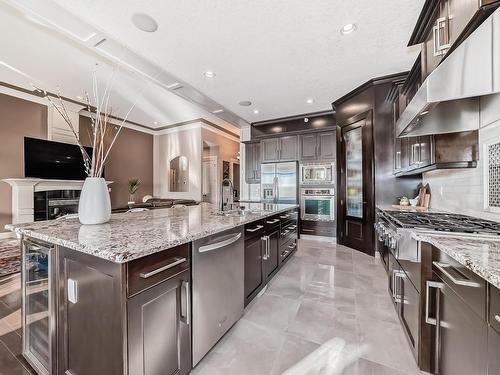 26116 A Highway 16, Rural Parkland County, AB - Indoor Photo Showing Kitchen With Upgraded Kitchen