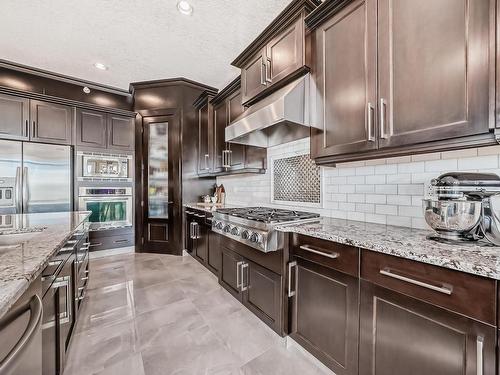 26116 A Highway 16, Rural Parkland County, AB - Indoor Photo Showing Kitchen With Upgraded Kitchen