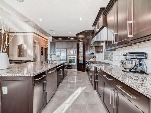 26116 A Highway 16, Rural Parkland County, AB - Indoor Photo Showing Kitchen With Upgraded Kitchen