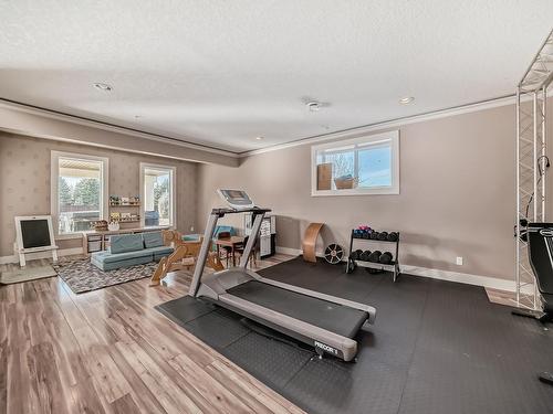 26116 A Highway 16, Rural Parkland County, AB - Indoor Photo Showing Gym Room