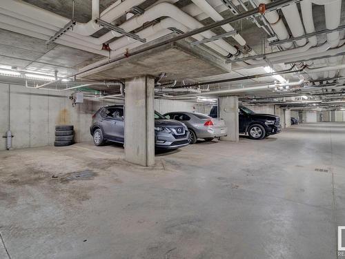 106 3211 James Mowatt Trail, Edmonton, AB - Indoor Photo Showing Garage