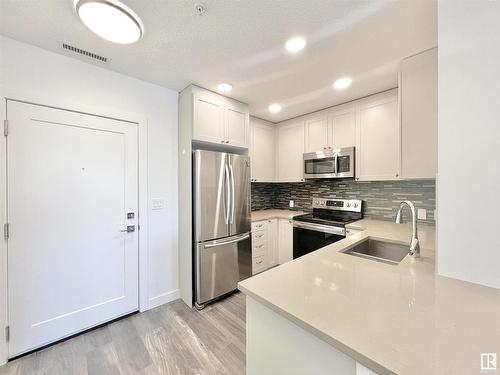 213 1316 Windermere Way, Edmonton, AB - Indoor Photo Showing Kitchen With Upgraded Kitchen