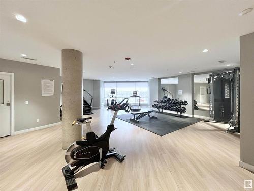 213 1316 Windermere Way, Edmonton, AB - Indoor Photo Showing Gym Room