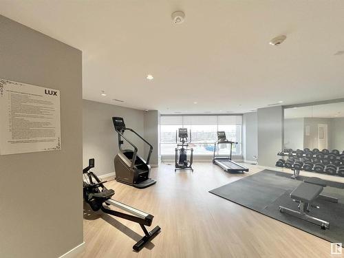 213 1316 Windermere Way, Edmonton, AB - Indoor Photo Showing Gym Room