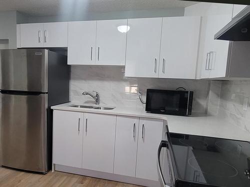 11836 79 Street, Edmonton, AB - Indoor Photo Showing Kitchen With Double Sink