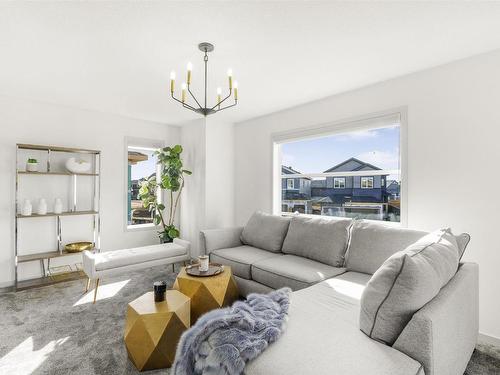 8123 220 Street, Edmonton, AB - Indoor Photo Showing Living Room