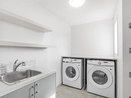 8123 220 Street, Edmonton, AB - Indoor Photo Showing Laundry Room