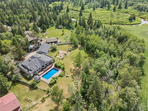 40-54006 Rge Rd 261, Rural Sturgeon County, AB - Outdoor With In Ground Pool With View