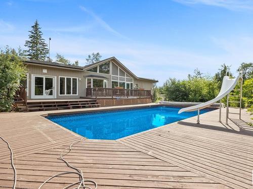 40-54006 Rge Rd 261, Rural Sturgeon County, AB - Outdoor With In Ground Pool With Exterior