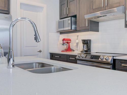 8452 Cushing Court, Edmonton, AB - Indoor Photo Showing Kitchen With Double Sink