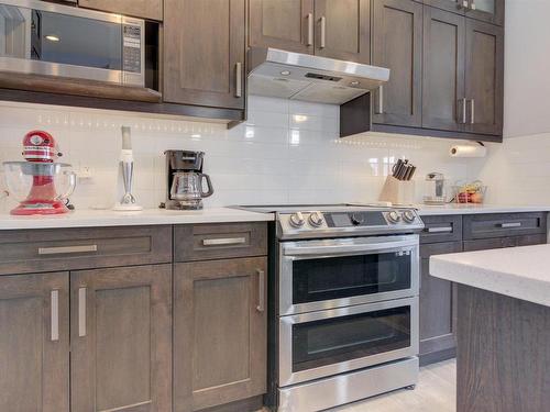 8452 Cushing Court, Edmonton, AB - Indoor Photo Showing Kitchen With Upgraded Kitchen