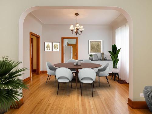 10440 University Avenue, Edmonton, AB - Indoor Photo Showing Dining Room