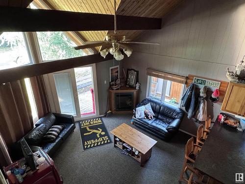 14 Pike Crescent, Rural Westlock County, AB - Indoor With Fireplace