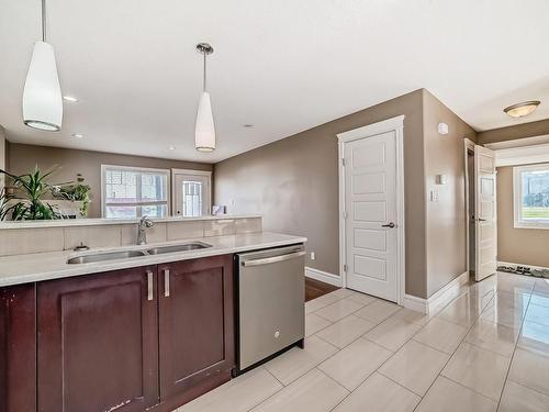 12722 127 Avenue Nw, Edmonton, AB - Indoor Photo Showing Kitchen With Double Sink